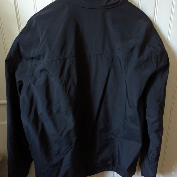 Carhartt Jacket Mens Corduroy Collar Fleece Lined Nylon Black Zip J199? 3XL - Picture 4 of 16